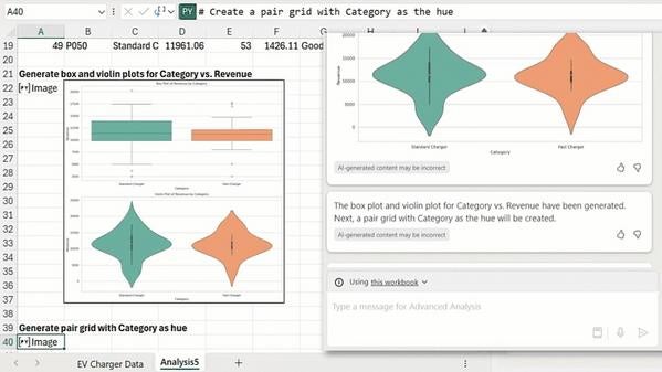 Copilot in Excel with Pythonで高度な分析を実行する　出典:Microsoft