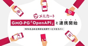 「メルカート」、GMO-PGの「OpenAPIタイプ」と連携 決済手段の追加コストが10分の1に