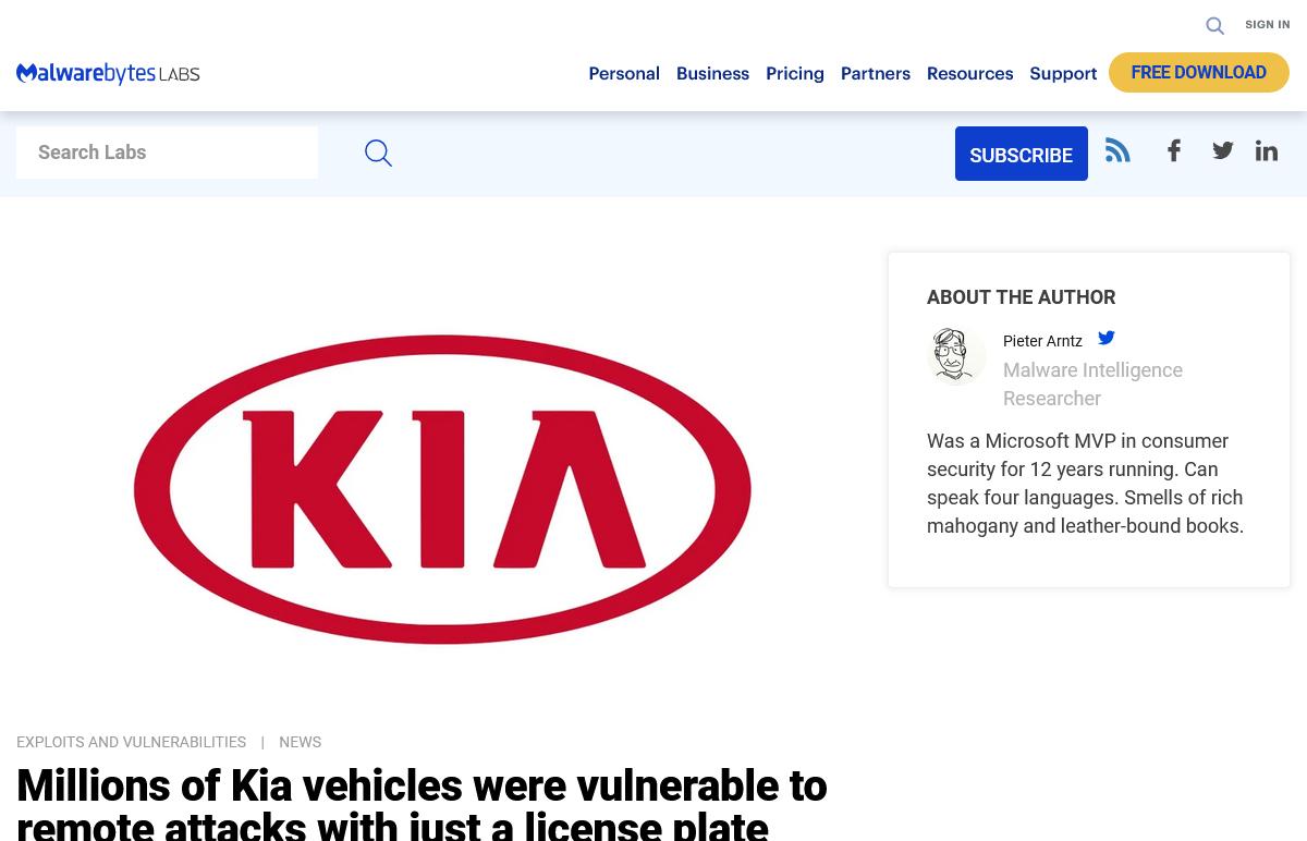 Millions of Kia vehicles were vulnerable to remote attacks with just a license plate number｜Malwarebytes