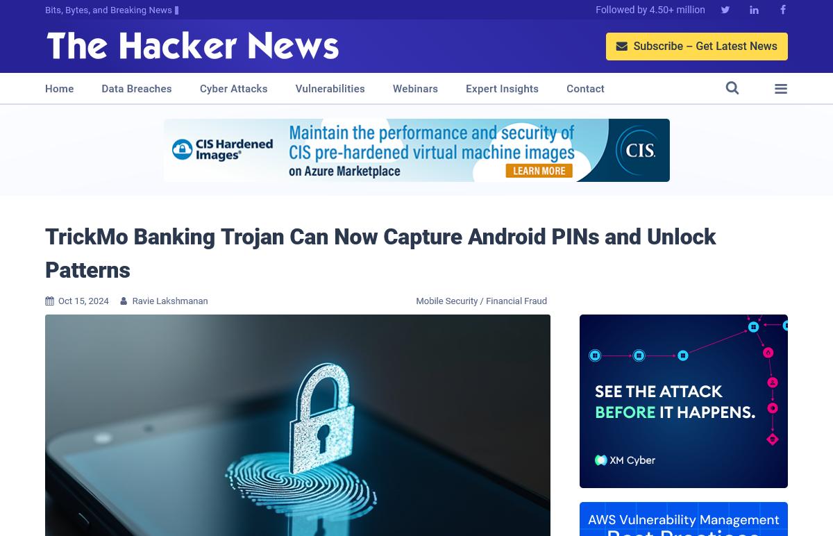 TrickMo Banking Trojan Can Now Capture Android PINs and Unlock Patterns