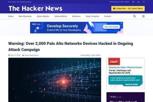 Palo Alto Networksの緊急脆弱性で2,000台に被害、国内にも影響あり