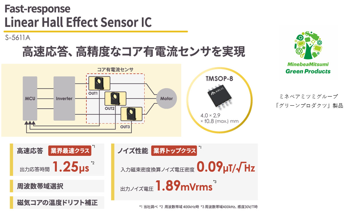 リニアホールIC「S-5611A」