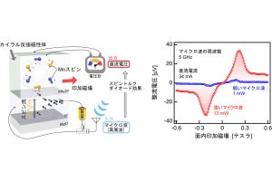 東大など、反強磁性体においてスピントルクダイオード効果を初めて発見