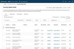 Microsoftが12月の更新プログラム公開、対象の脆弱性の悪用確認済み
