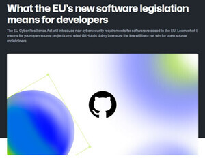 EUサイバーレジリエンス法とOSS開発者の調整に尽力するGitHub