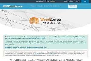 WordPressの人気プラグイン「WPForms」に重大な脆弱性、アップデートを