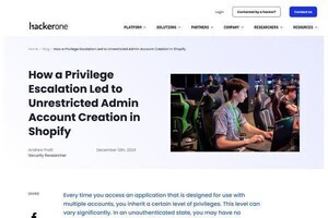 Shopifyの脆弱性、特権昇格で甚大な経済的損失もたらすリスク