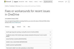 MacアプリをフリーズさせるOneDriveの不具合を修正、Microsoft