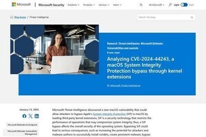 Macにマルウェアをインストール可能な脆弱性、Microsoft発表