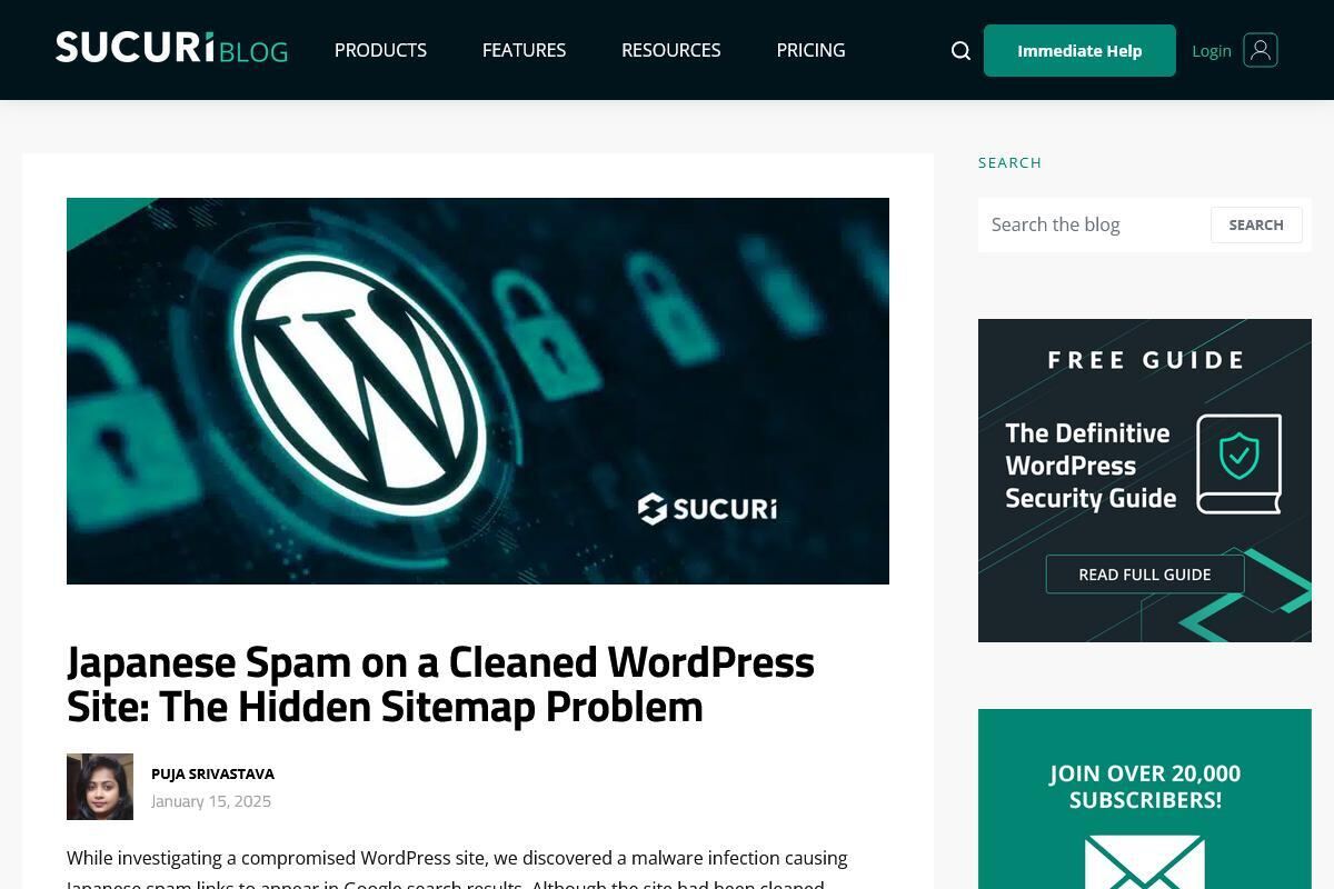Japanese Spam on a Cleaned WordPress Site: The Hidden Sitemap Problem