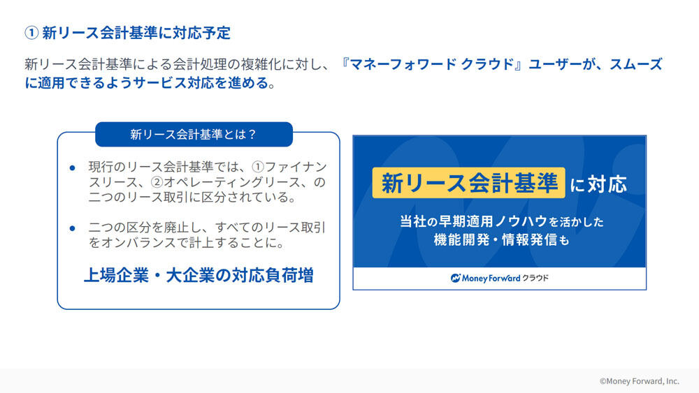 「マネーフォワード クラウド」で新リース会計基準に対応する