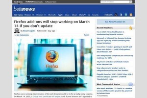 Firefoxの拡張機能、3月14日に停止の恐れ