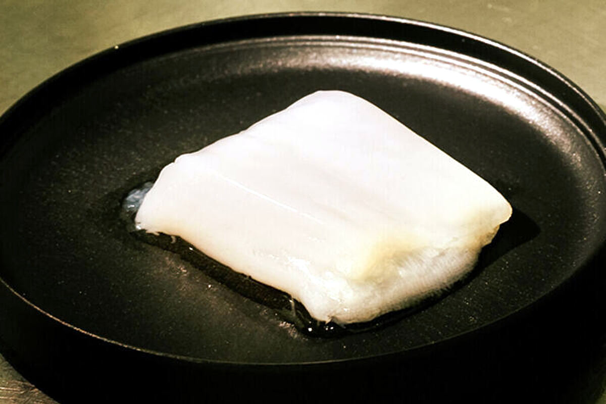 中空糸を抜き取った後の培養チキン