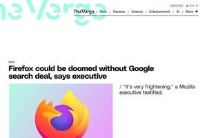 Googleに対する規制案の影響でFirefoxが存続の危機