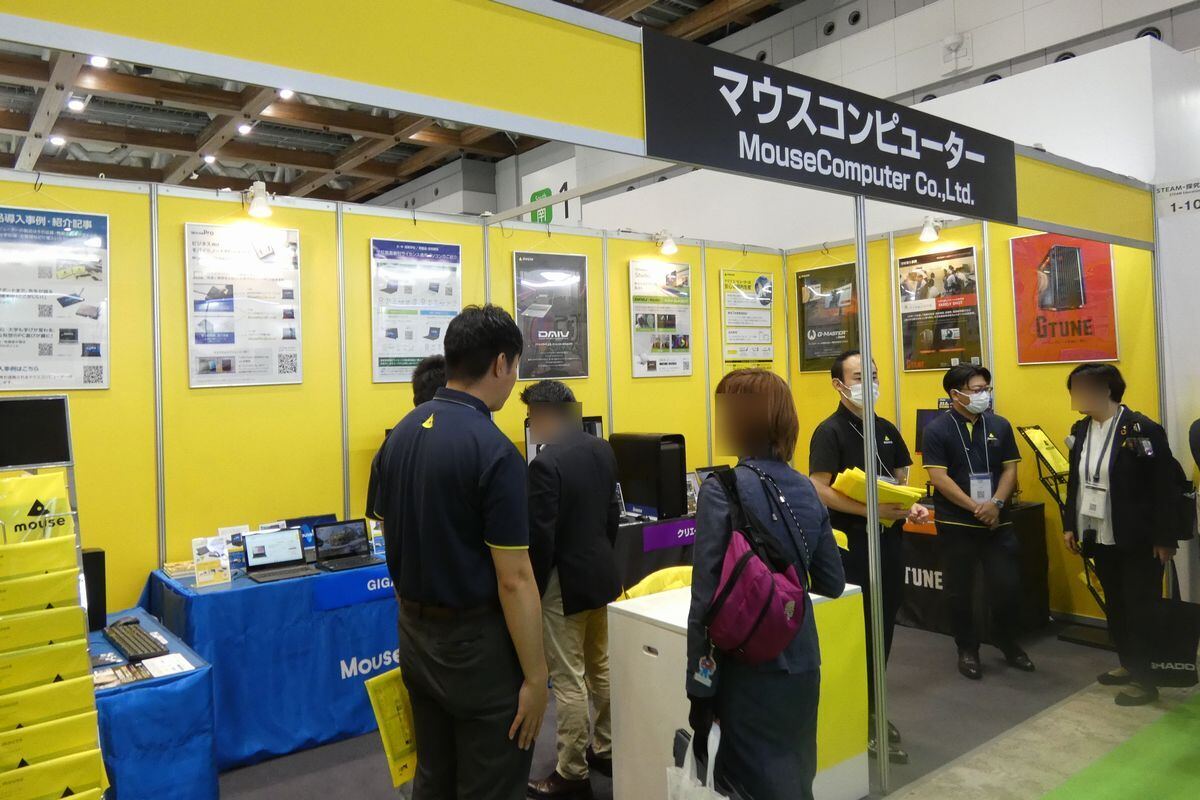 EDIXのマウスコンピューターブース