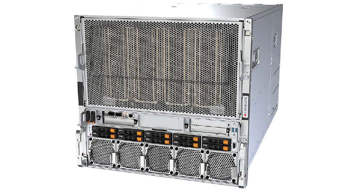 NVIDIA HGX B200を搭載したSupermicro製GPUサーバ