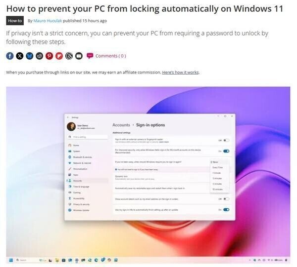 Windows 11の自動ロックを防ぐ5つの方法