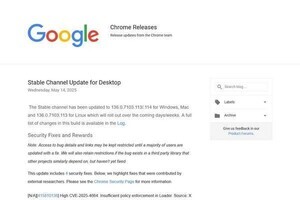 Google Chromeに4件の脆弱性、速やかなアップデートを