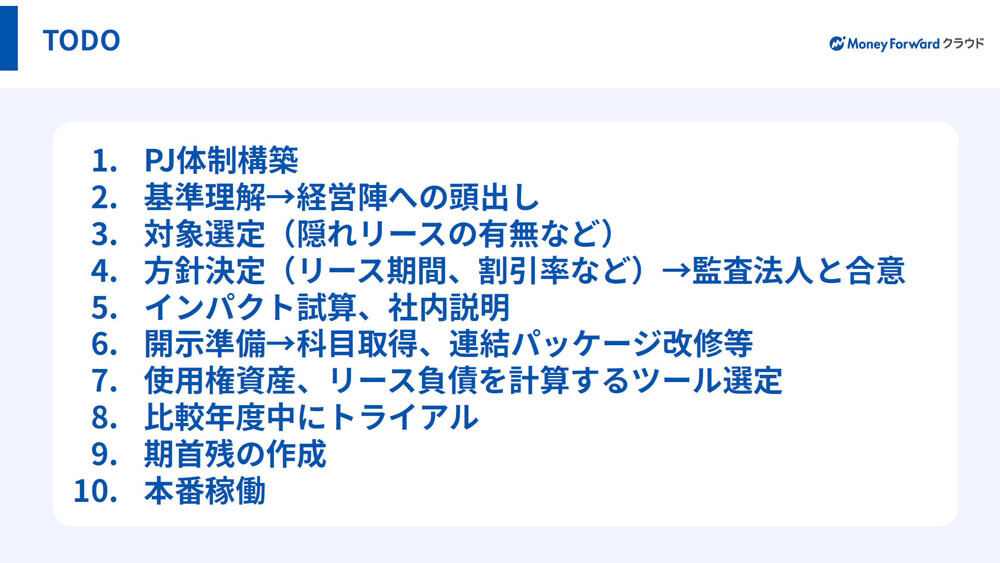 企業が取るべき対策事項