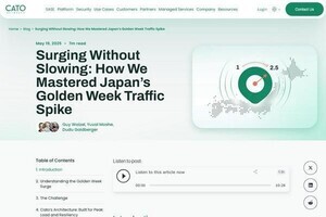 ゴールデンウィーク直後の午前9時、日本はネットワークトラフィック激増