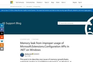 Windowsのメモリ不足、公式サンプルコードのコピーだけで発生する可能性