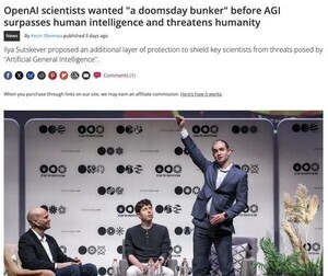 OpenAI元幹部、汎用人工知能の脅威に備え「終末のバンカー」構築すべき