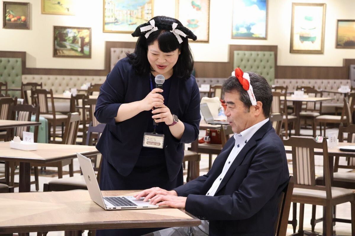 デモンストレーションの様子