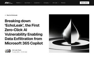 MicrosoftのAIにゼロクリックの脆弱性、秘密裏に機密情報を盗む