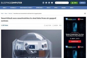 エアギャップネットワークから機密情報を盗み出す新たな攻撃に注意