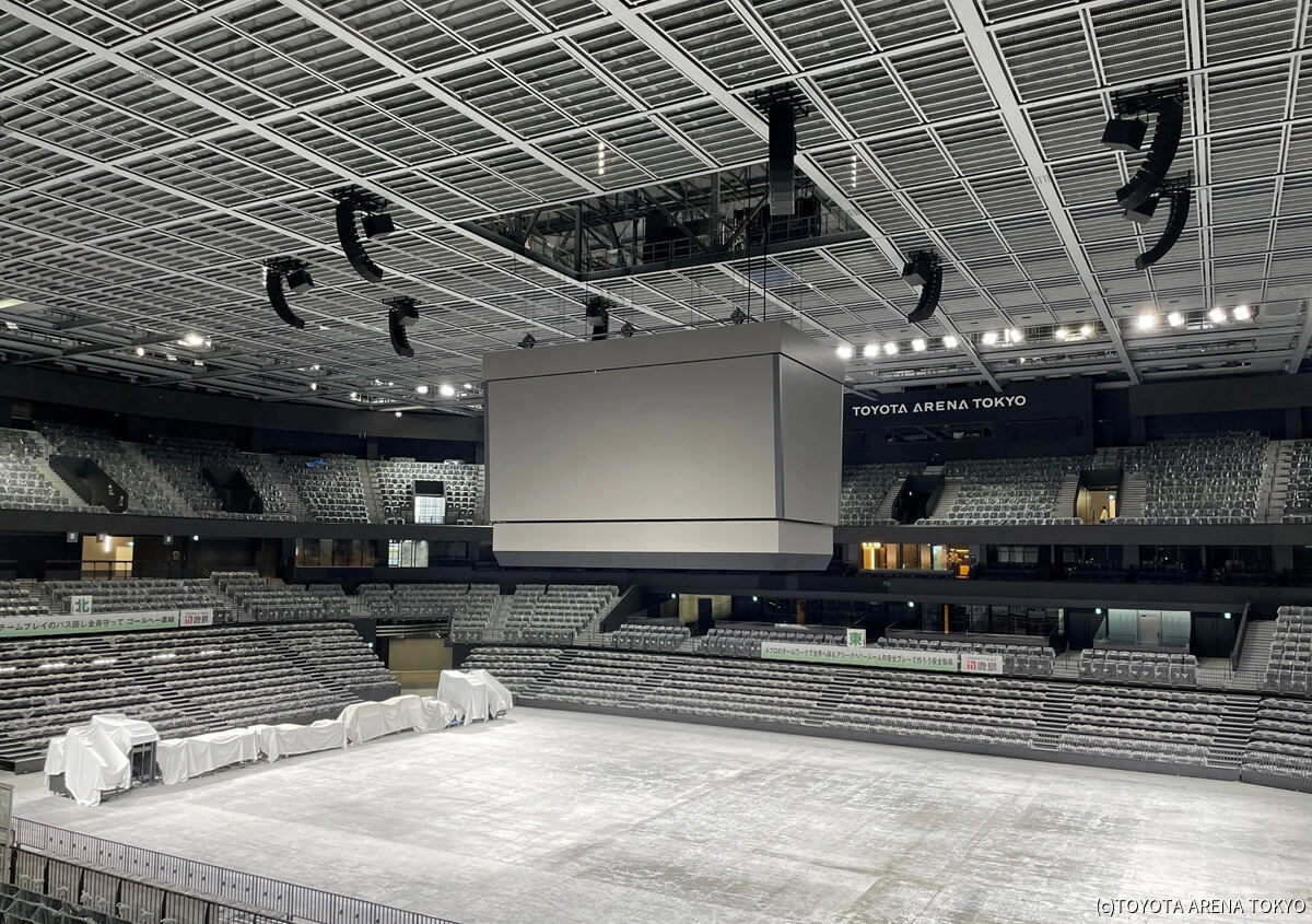 工事中のTOYOTA ARENA TOKYO