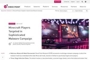 Minecraftを狙うサイバー攻撃、1,500人以上がマルウェアに感染