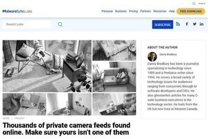 Webカメラの映像流出に注意、日本は流出量で世界第2位