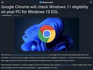 Google、Windows 10の終焉に備えデータ収集を開始