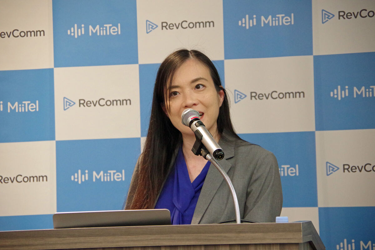 RevComm 取締役 CPO 重城聡美氏