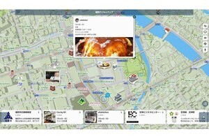 DNPら、福岡市 天神・博多地区を中心にキッチンカー情報を活用した実証実験