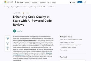 MicrosoftのAIコードレビューアシスタント、毎月60万PRを支援する実力