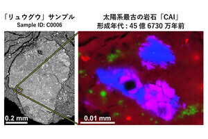 小惑星リュウグウから“太陽系最古の岩石”発見　北大など