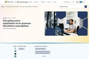 SharePointサーバに緊急の脆弱性、直ちにアップデートを