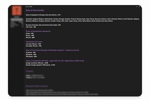 ダークウェブのEUパスポートの取引価格は5000ドル、しかし日本の価格は？