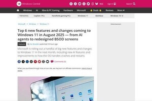 8月ごろに利用可能になるWindows 11の新機能