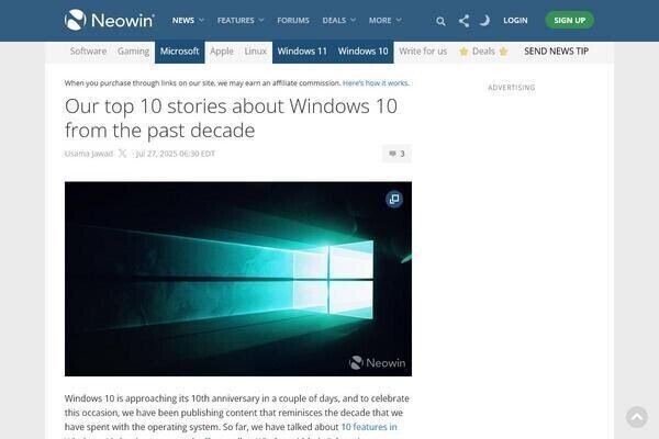 Windows 10の注目ニュース10選
