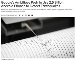 Google、25億のAndroid端末を活用した地震検知システムの検証結果報告