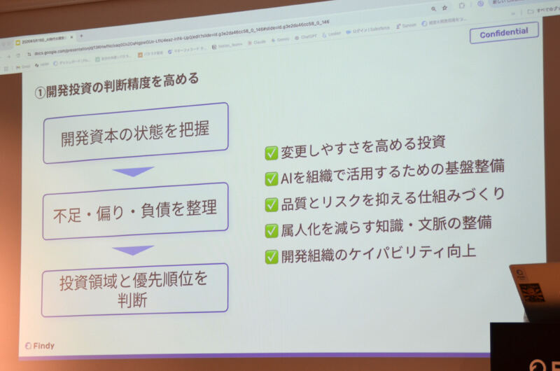 開発投資の判断精度を高める(報道資料より)