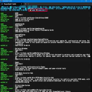 テキストゲーム探しにGitHubを検索するPowerShellコマンドを作成してみた