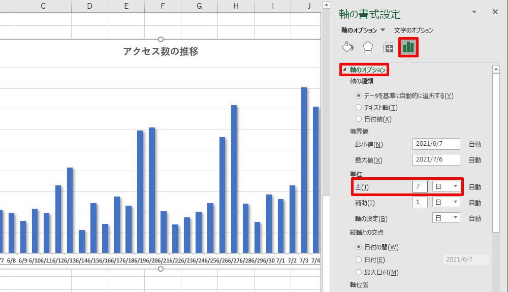 日付ラベルの表示形式を自由自在に変更する 作り方で変わる Excelグラフ実践テク 26 Tech テックプラス