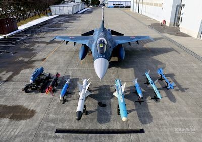 航空自衛隊の戦闘機「F-2A/B」 写真:航空自衛隊