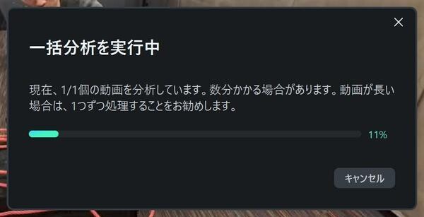 動画を分析中