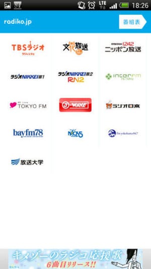 ビジネスで役立つ定番のAndroidアプリ 第26回 ラジオが聴ける「radiko.jp」と「Raziko」
