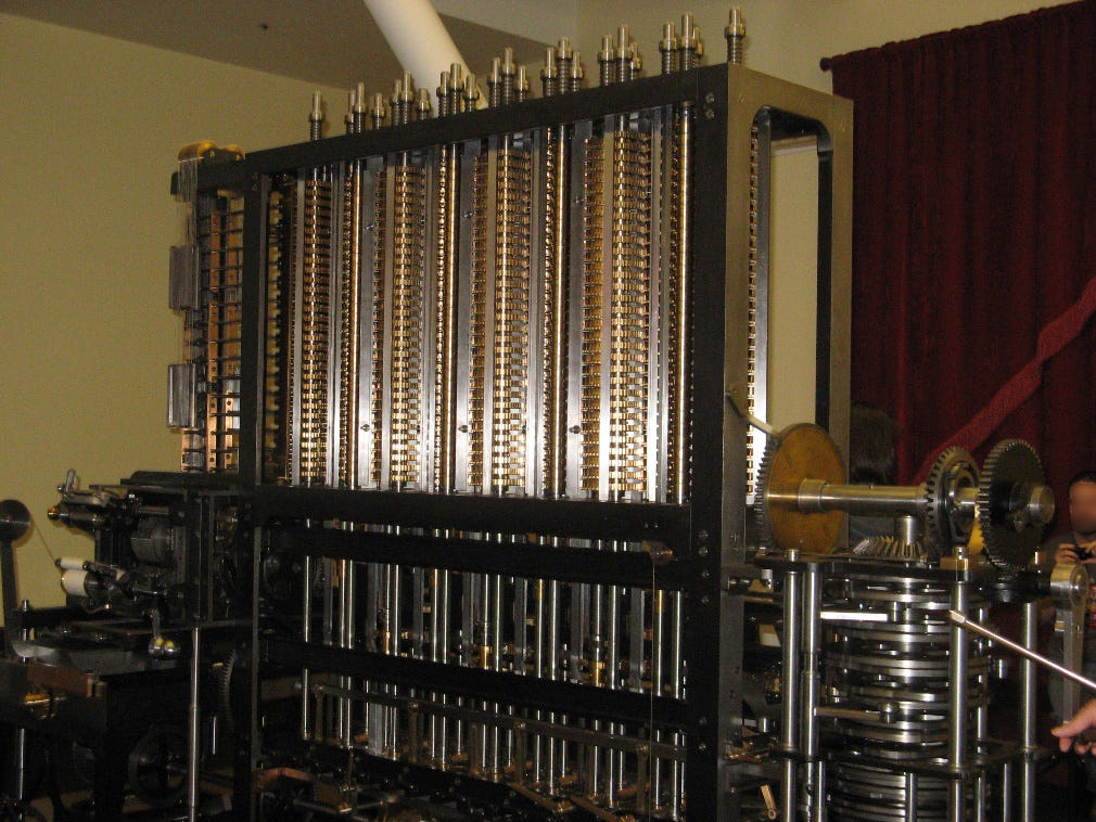 Computer History Museumに展示されていたDifference Engine No.2の2号機