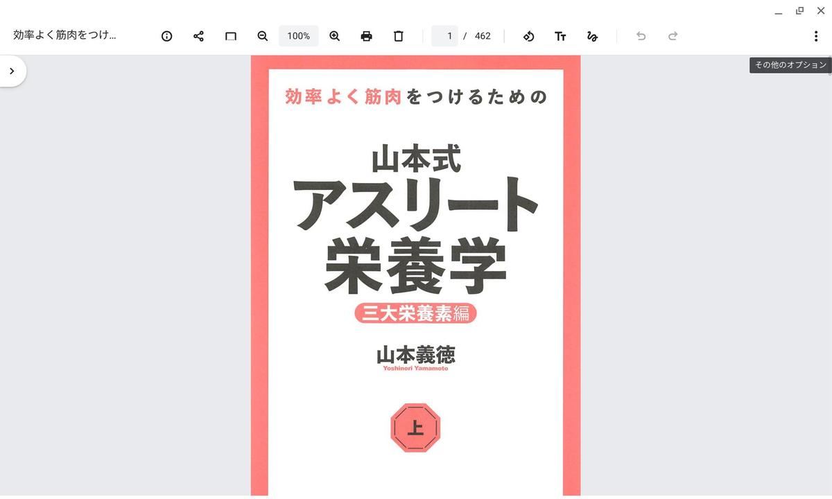 ギャラリーアプリでPDFファイルを閲覧しているところ その4